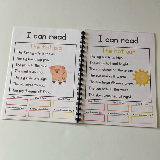 Beginning Reader Fluency Stories: Fun Practice Stories for Kindergarten & 1st Grade