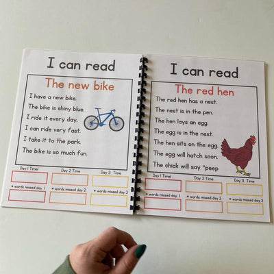 Beginning Reader Fluency Stories: Fun Practice Stories for Kindergarten & 1st Grade