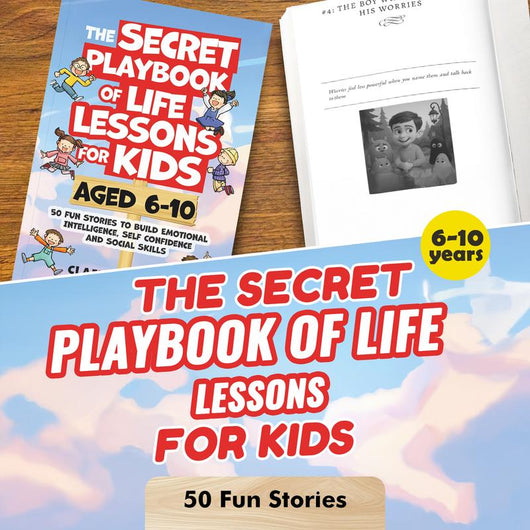 The Secret Playbook of Life Lessons for Kids Ages 6-10 | 50 Fun Social & Emotional Learning Stories