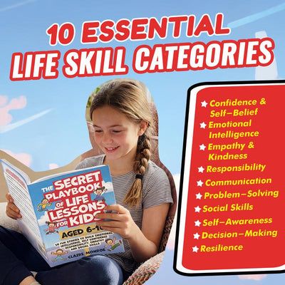 The Secret Playbook of Life Lessons for Kids Ages 6-10 | 50 Fun Social & Emotional Learning Stories
