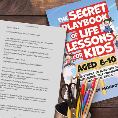 The Secret Playbook of Life Lessons for Kids Ages 6-10 | 50 Fun Social & Emotional Learning Stories