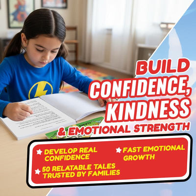 The Secret Playbook of Life Lessons for Kids Ages 6-10 | 50 Fun Social & Emotional Learning Stories
