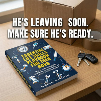 Essential Life Skills Playbook for Teen Boys – The Ultimate Guide to Becoming a Confident, Independent Young Man